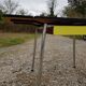 Yellow formica table