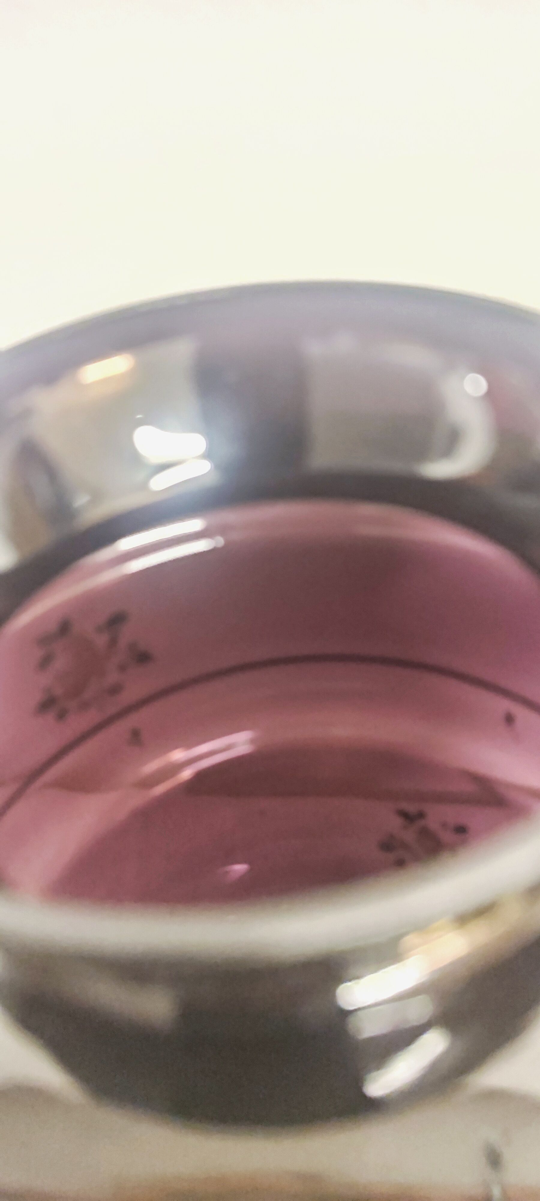 Pair of painted glass vases, France, 1940