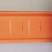 Vintage Orange Wall Mirror by Carrara Matta, 1970s