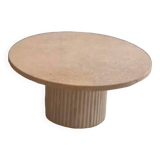 Travertine coffee table, stone table