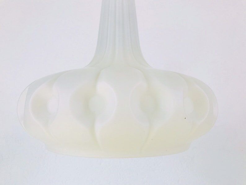Glass pendant lamp Peill and Putzler , Germany, 1970s