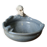 Bernard Sellier 20th century ceramic anthropomorphic pocket emptier