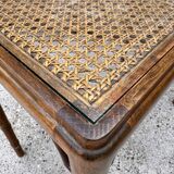 Chippendale Style Faux Bamboo Console Table