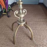 Bronze quadripod floor lamp