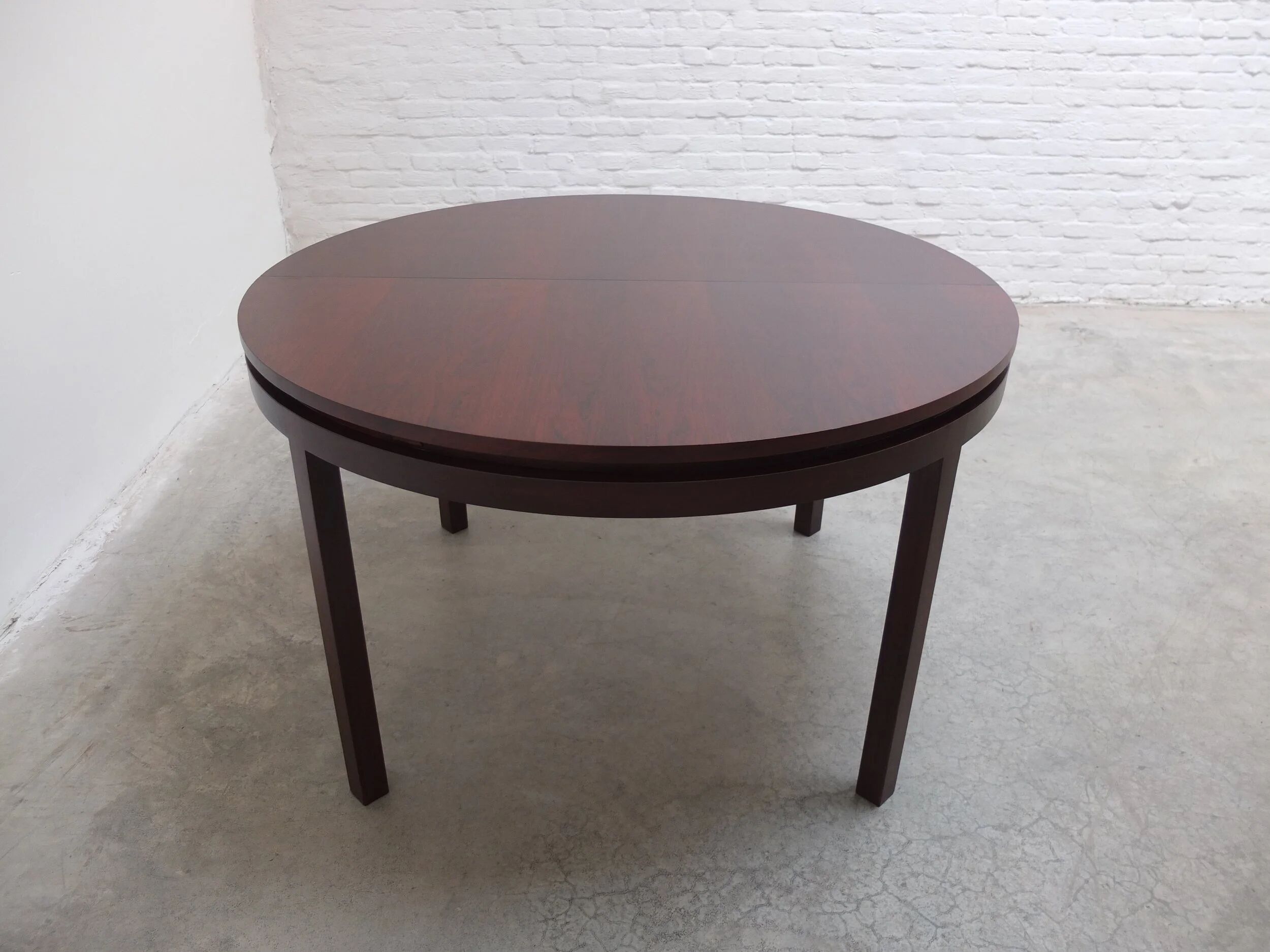 Round to oval extendable dining set by Alfred Hendrickx for Belform, 1960s