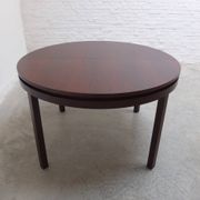 Extendable round to oval dining set by Alfred Hendrickx for Belform, 1960s.