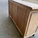 Renovated sideboard in solid oak from the 19th century, 190cm.