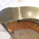 Large steel and wood counter bar