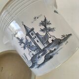 Stoneware storage jar with blue decoration – La Chapelle des Pots