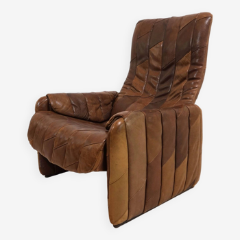 Fauteuil en cuir patchwork De Sede DS 50