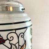 Vintage stained glass style pendant lamp