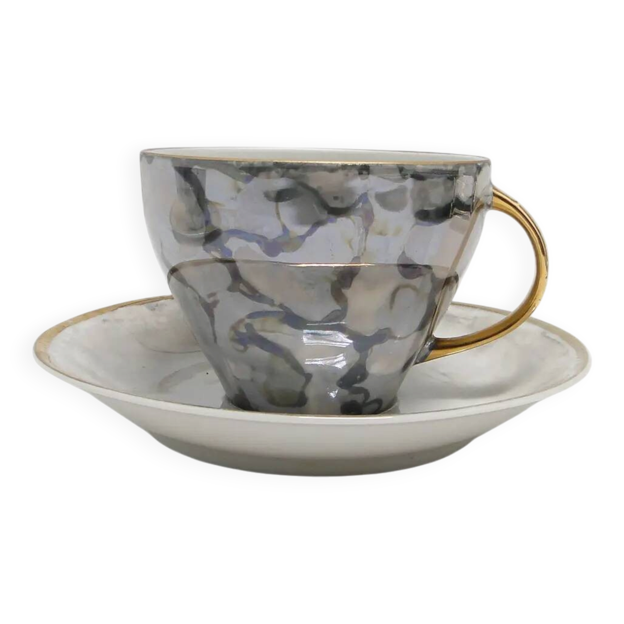 Tasse et soucoupe Joanna, porcelaine, Wawel, Pologne, années 1970