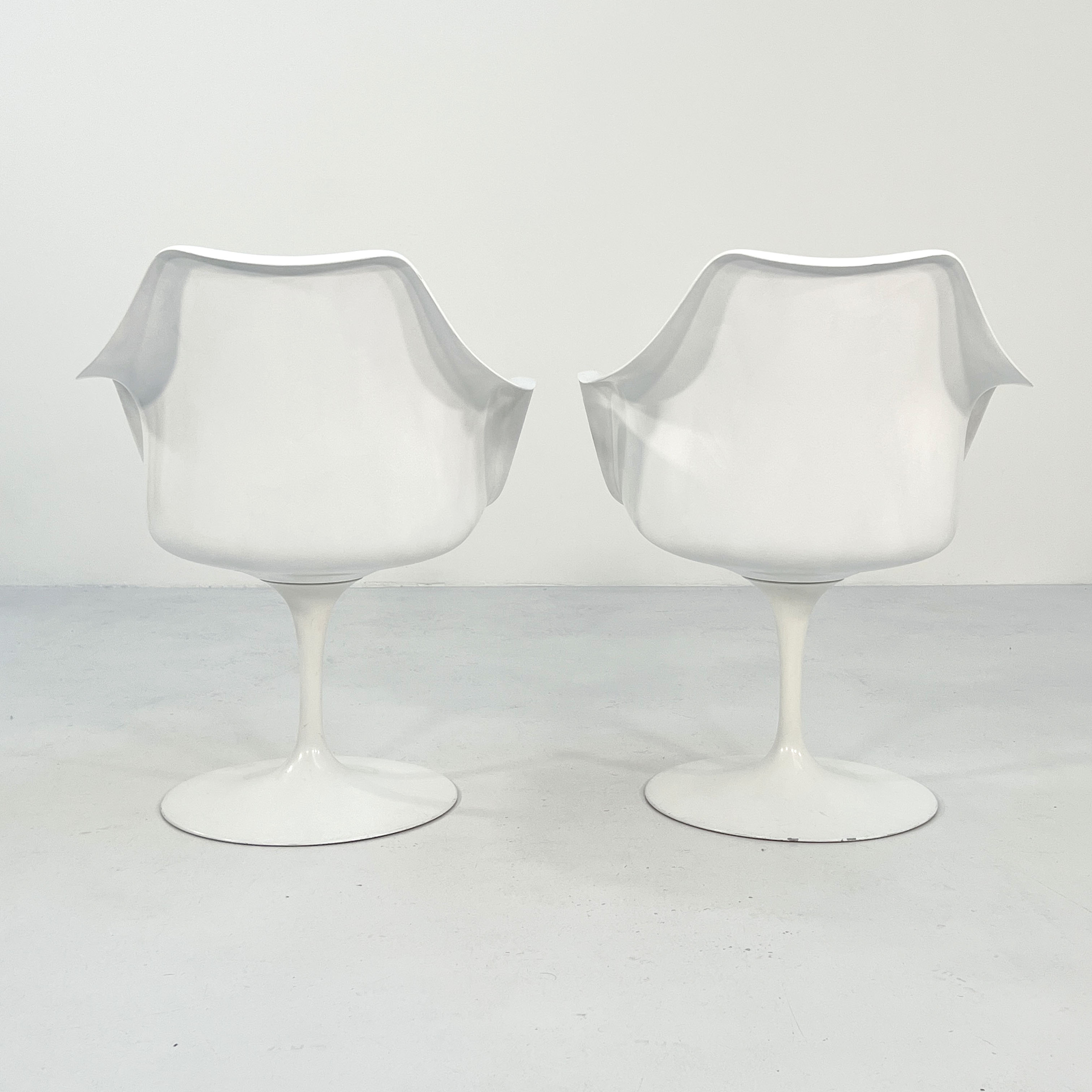 Pair of Swivel Tulip Armchairs by Eero Saarinen for Knoll, 1970