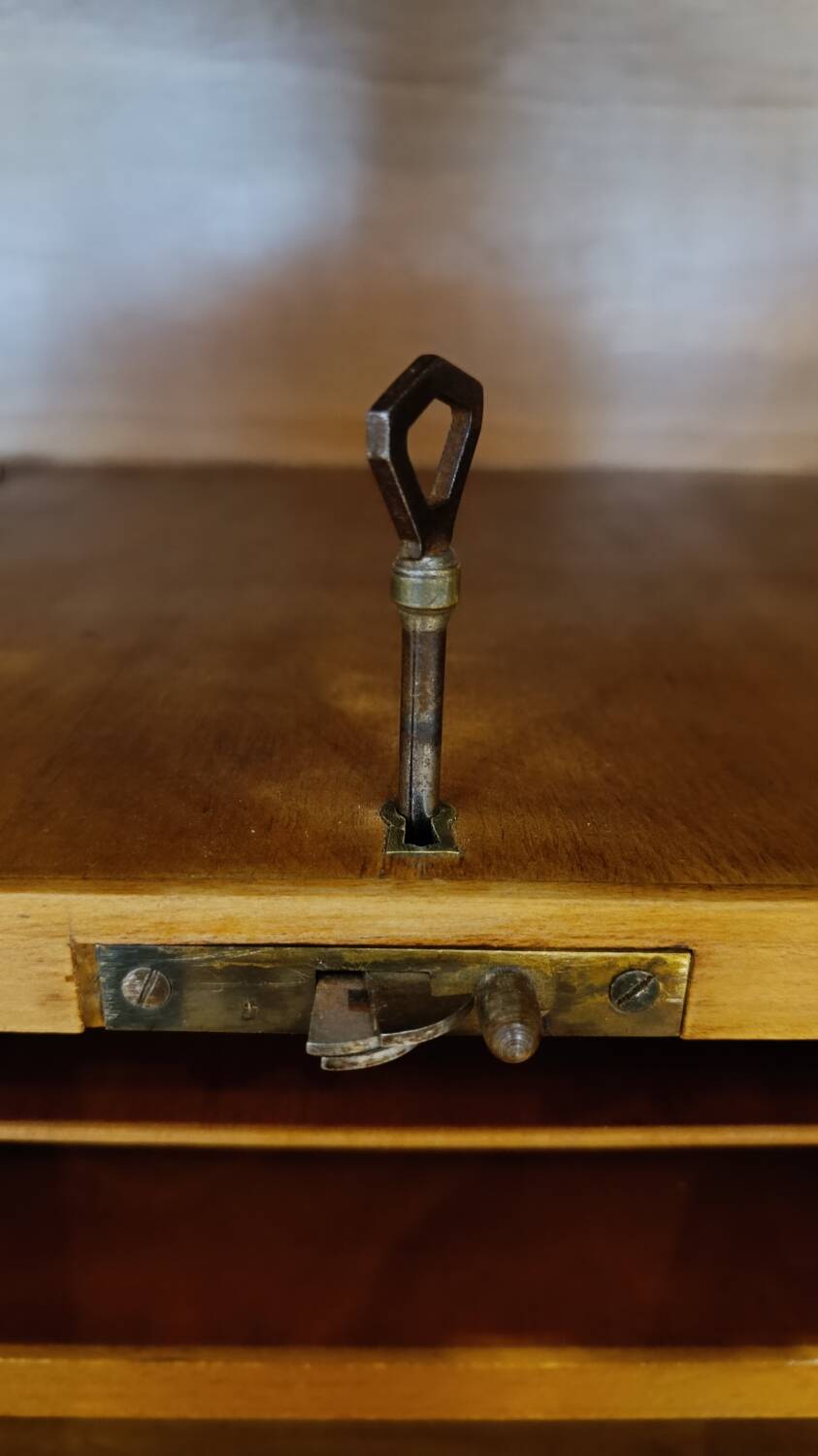 Secretary desk Amsterdam School Art Deco signed Eshuis & Co.