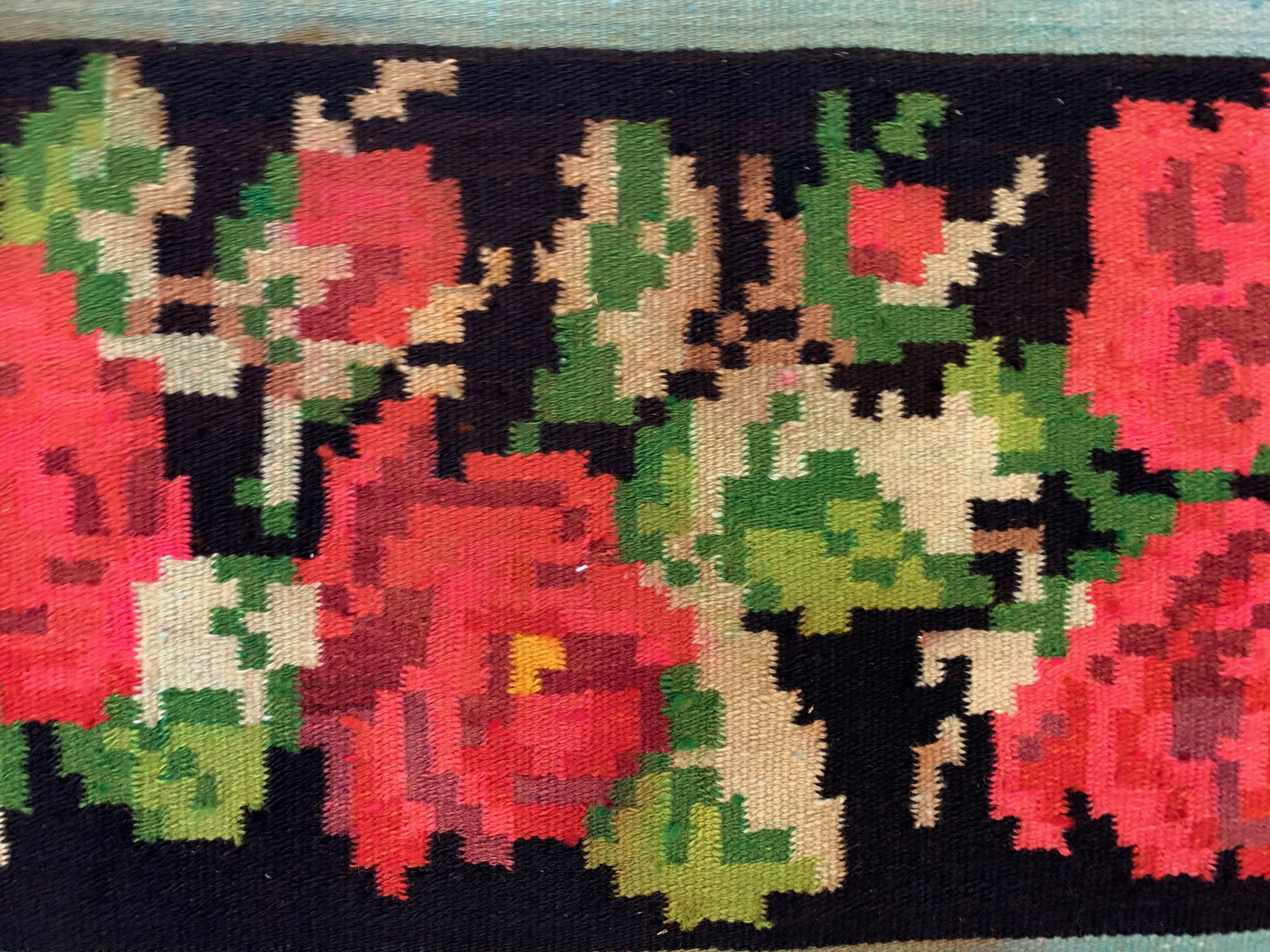 Medium Vintage Turkish Kilim Rug 161x91 cm Wool Kelim