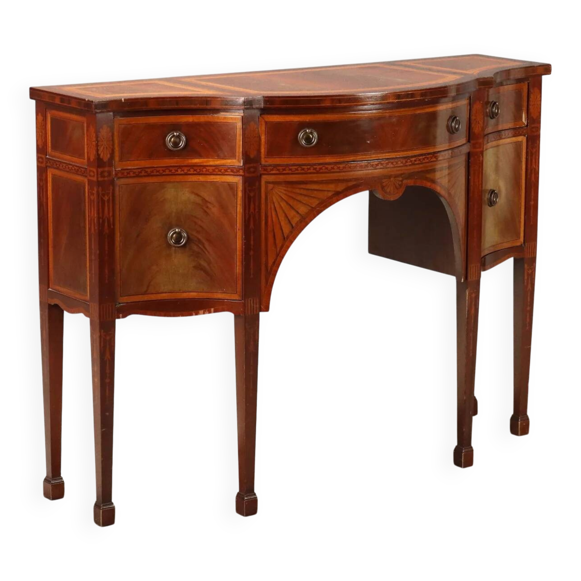 Victorian mahogany sideboard with inlays