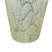 1970s Luxury handcrafted Green Vase in Murano glass by Maestro del Vetro.