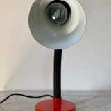 Vintage red metal lamp