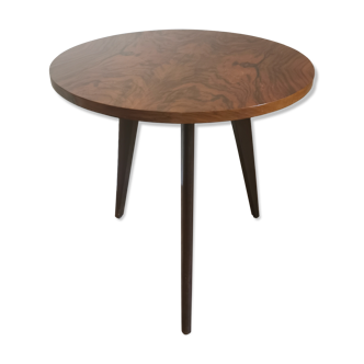 Vintage wooden tripod table from the 60s