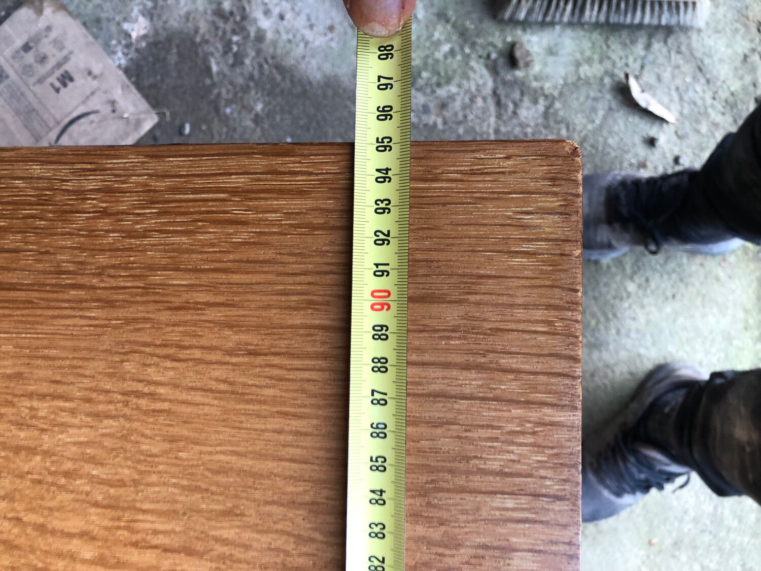 Vintage double workshop desk