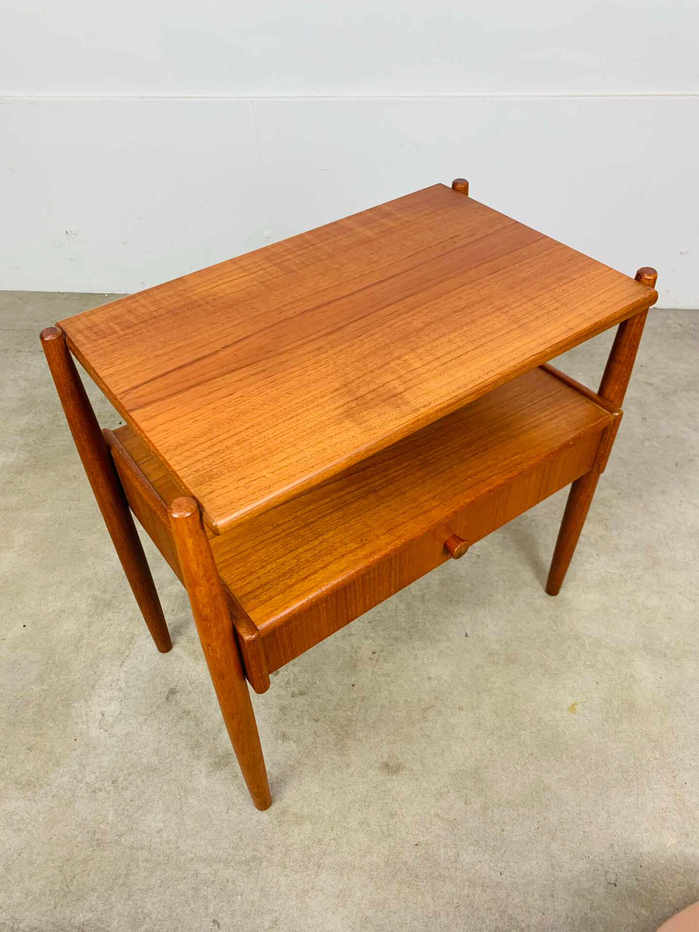 Scandinavian teak bedside table, 1960s