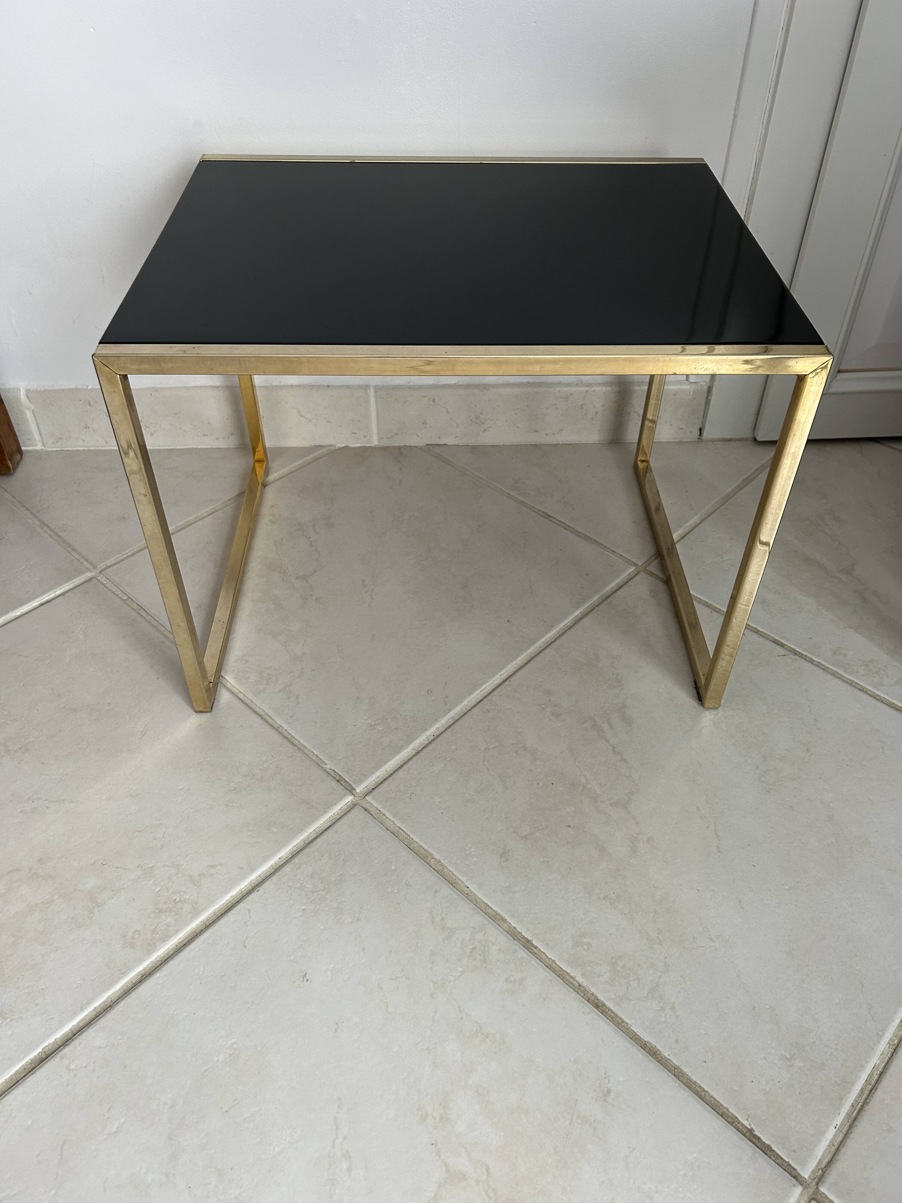 Golden side table