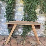 Vintage solid cherry console