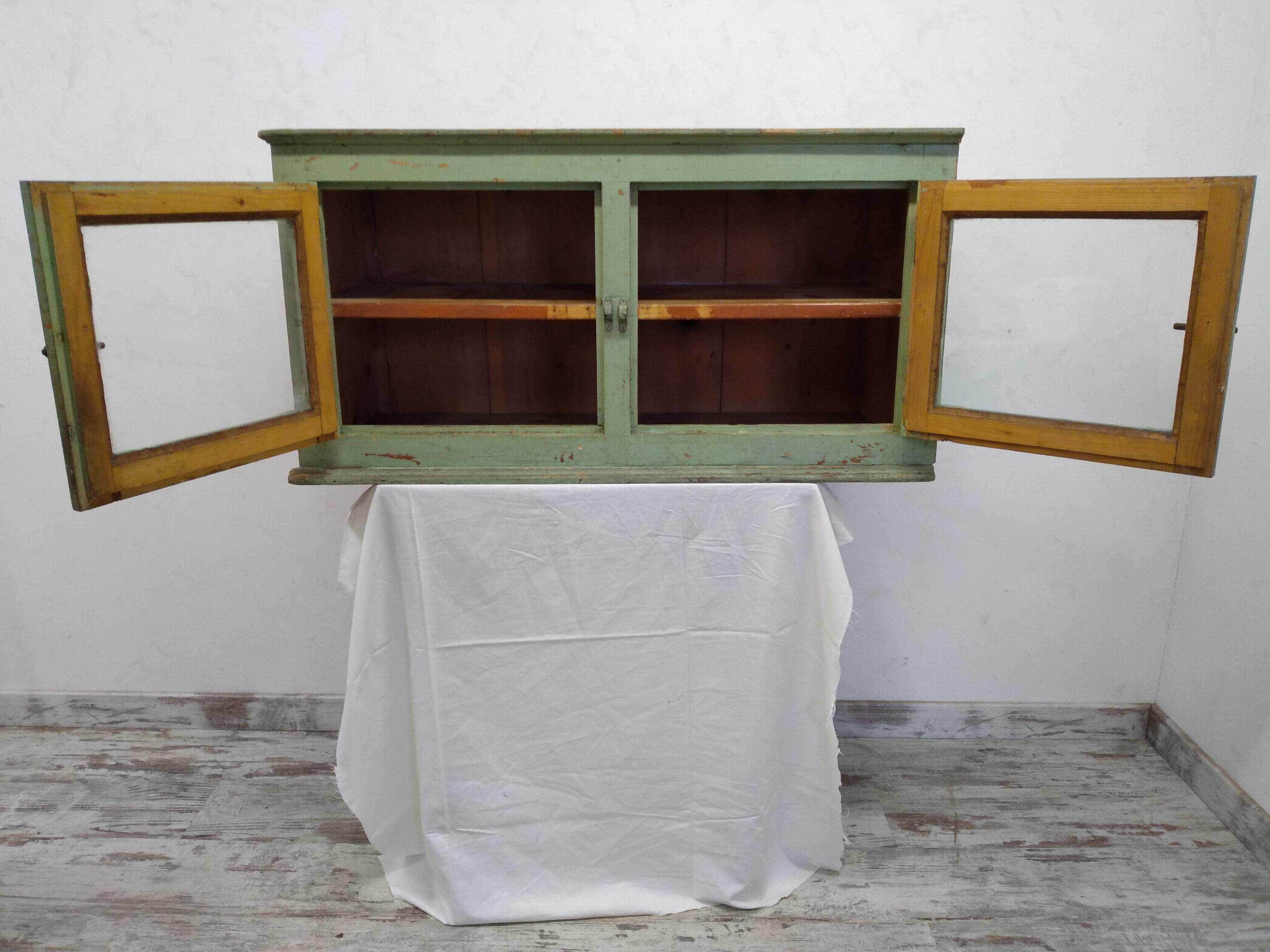 Antique glazed furniture / showcase