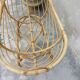 Vintage rattan cradle 1950