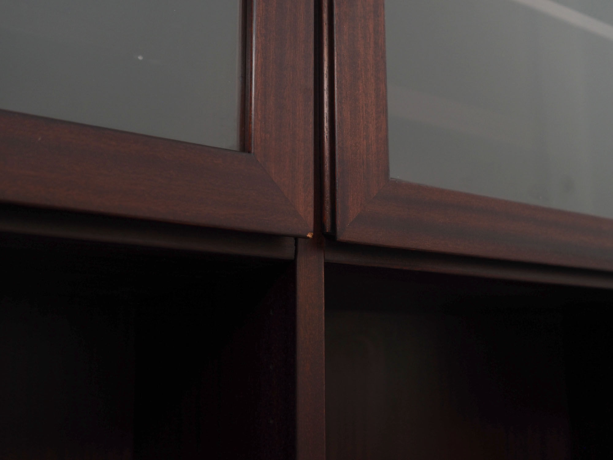 Mahogany bookcase, Danish design, 60's, production: Omann Jun