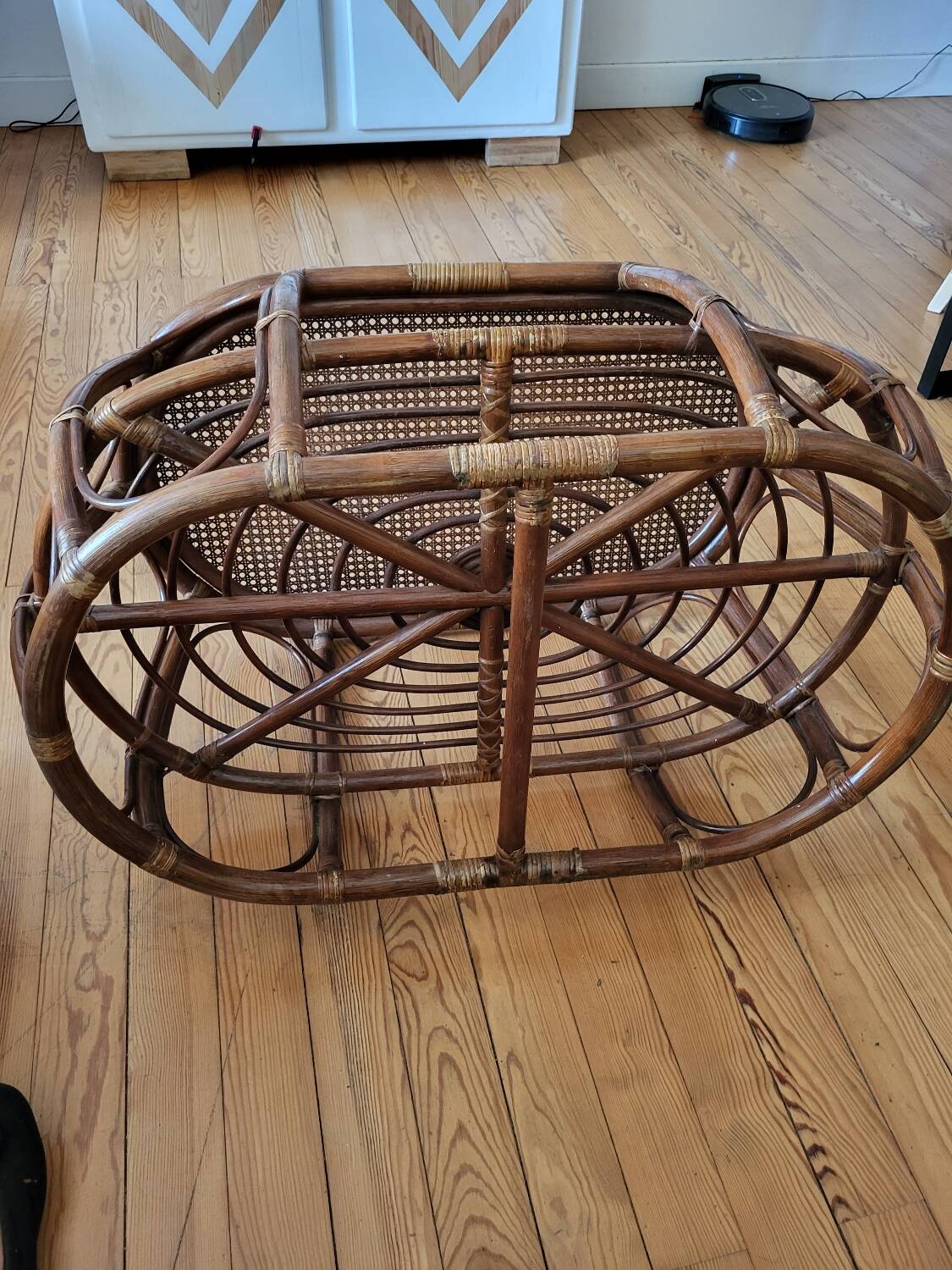 Rattan coffee table