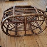 Rattan coffee table