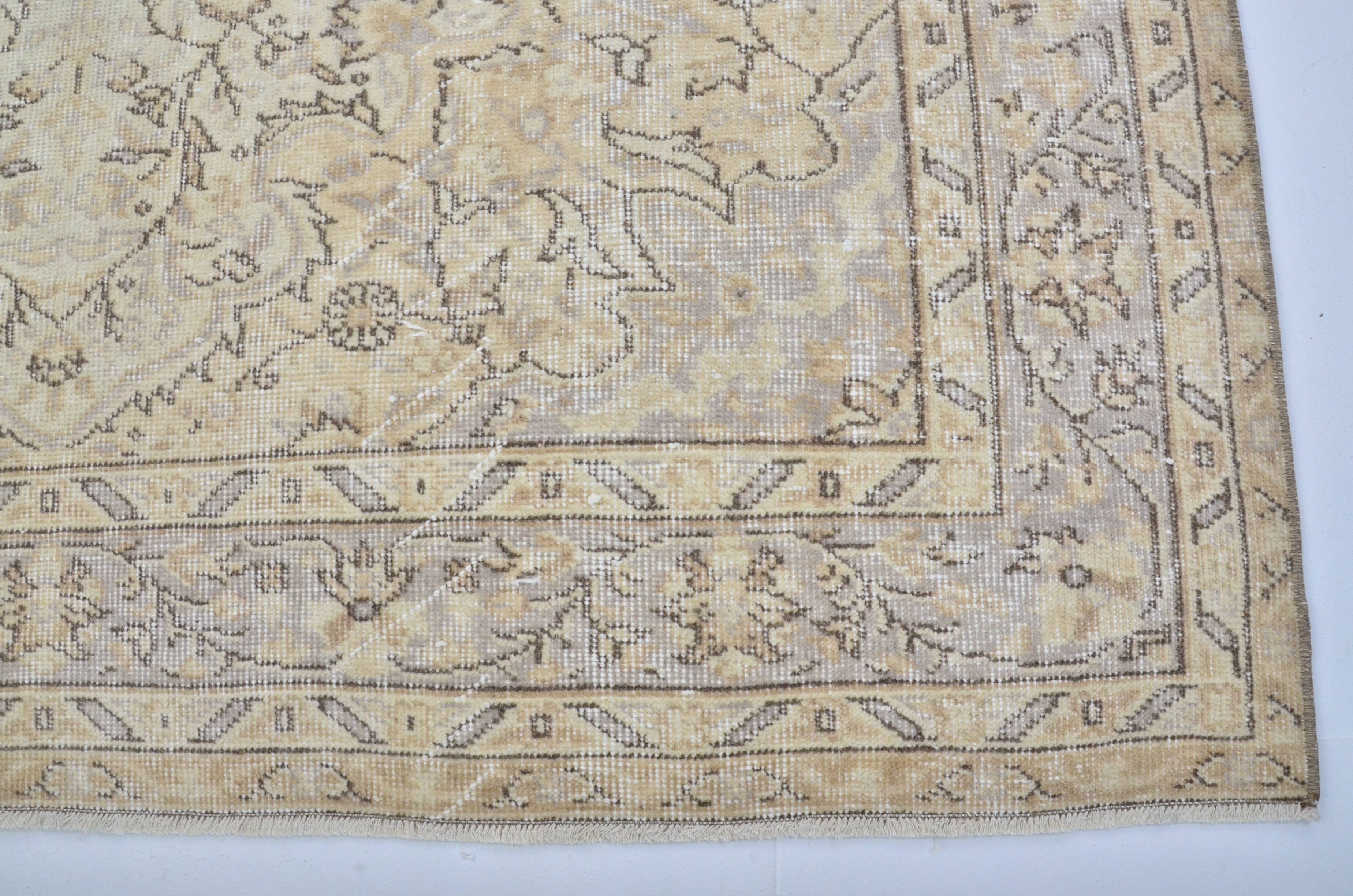 Beige & Brown Turkish Area Carpet sku 3243