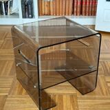 Smoked Plexiglas coffee table