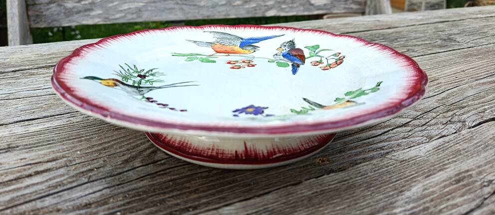 MOUNTED PLATE EARTH OF IRON OISELETS CHOISY LE ROI