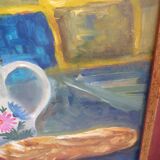 Still life oil signed