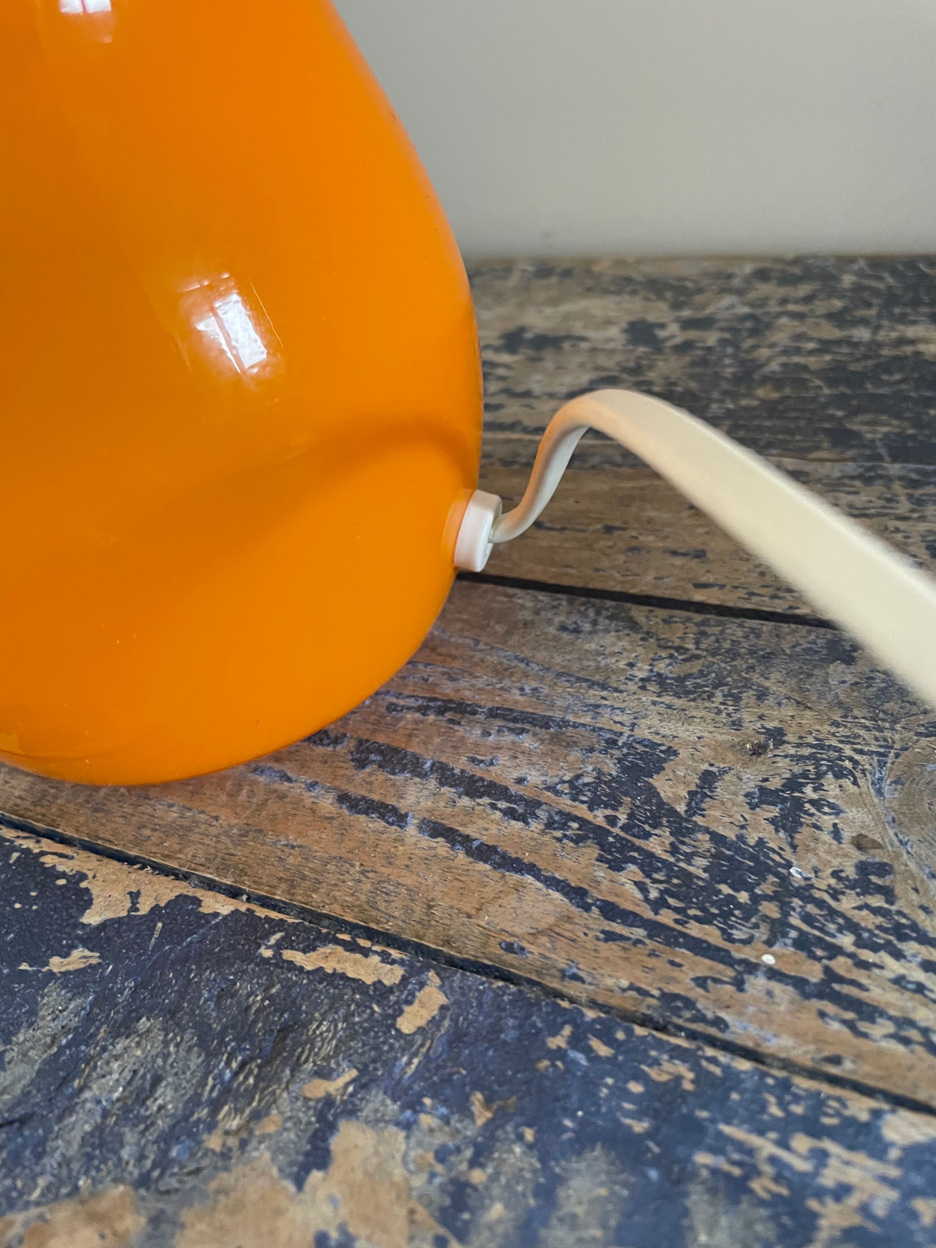 Orange vintage lamp