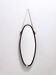 Oval Wall Mirror with Ebonized Beech Frame and a Nylon Rope, Italy