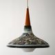 1950s Tilgmans Ceramic Pendant Lamp