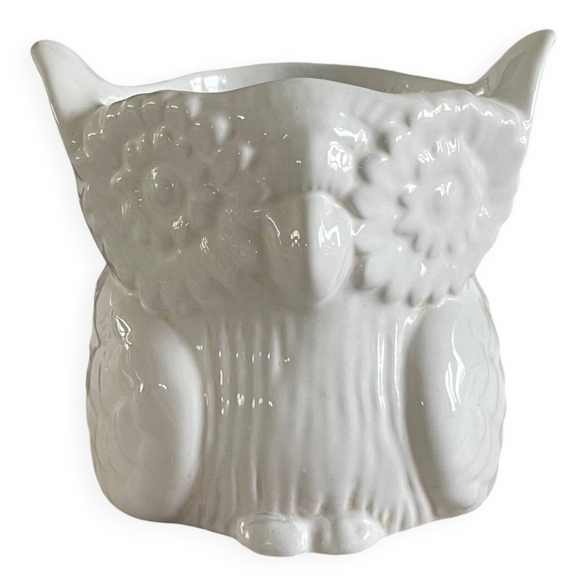 Vintage Italy Owl Vase