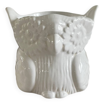 Vintage Italy Owl Vase