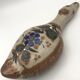 Ceramic Duck from Mexico, floral painting decoration