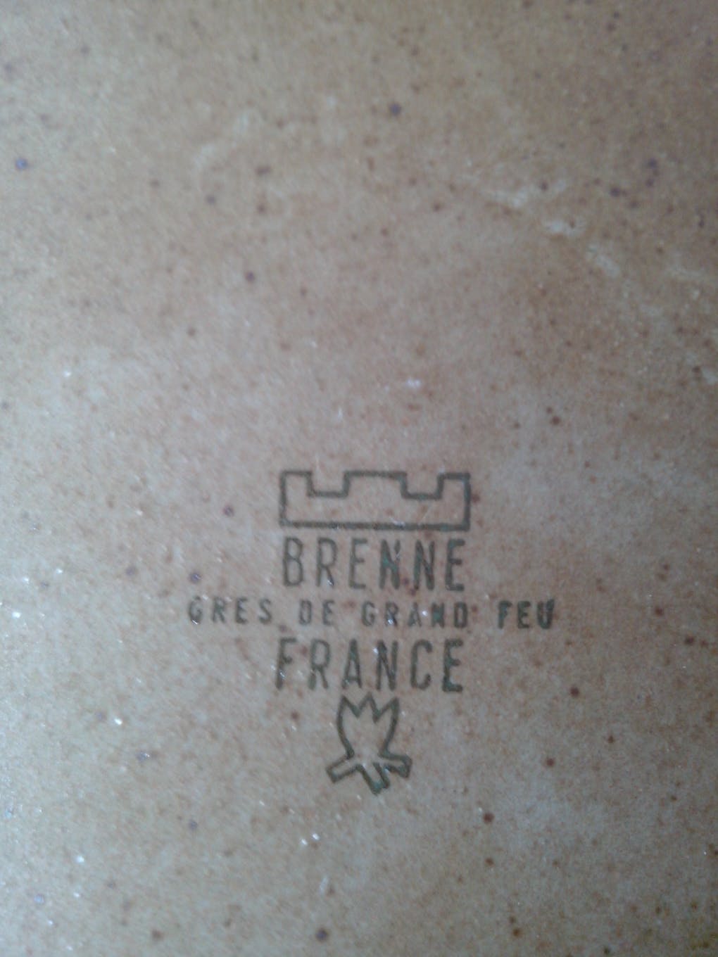 Two cups and saucers Brenne sandstone
