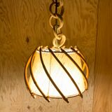 Vintage rattan pendant lamp
