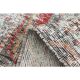 1970s Turkish Oushak Handmade Wool Cotton Red Runner Rug 103x382