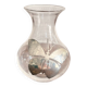 Art Nouveau Silver Butterfly Soliflore Vase Naturalistic Blown Glass