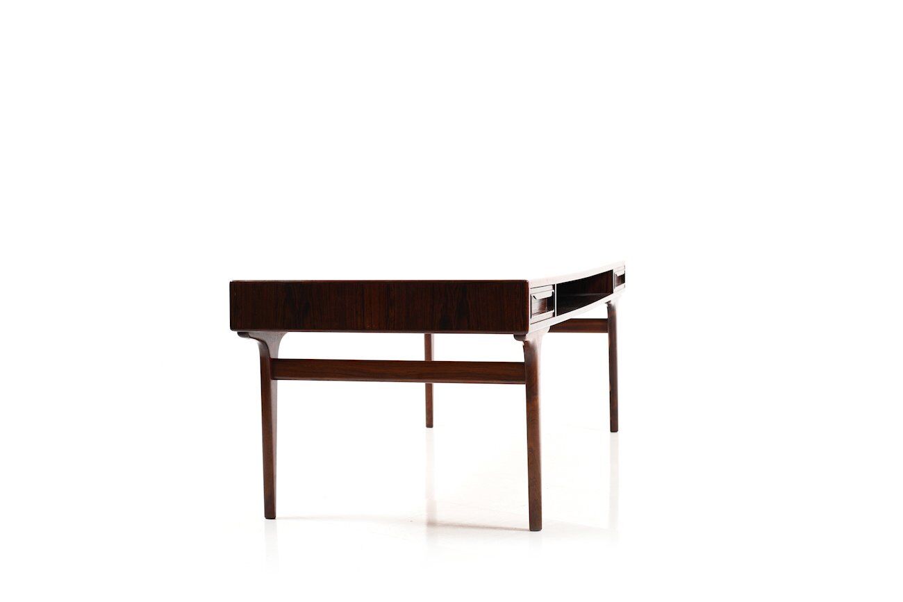 Rectangular Rosewood Coffee Table with Two Drawers, Denmark