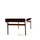 Rectangular Rosewood Coffee Table with Two Drawers, Denmark