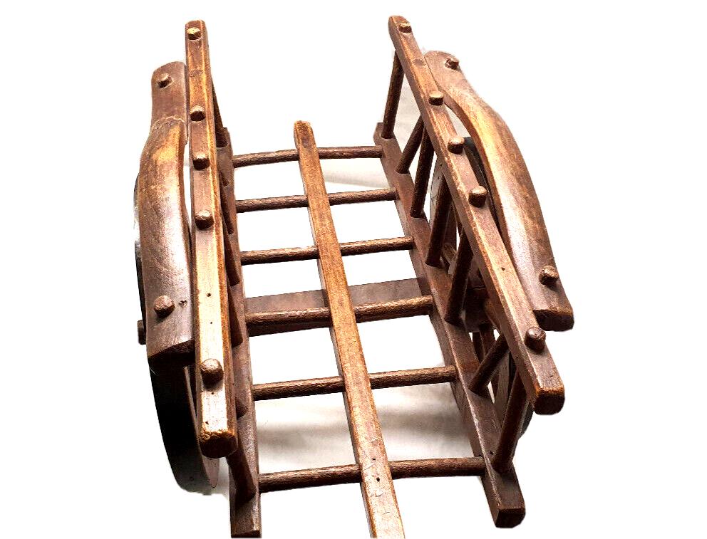 Wooden carriage horses toy