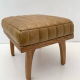 Leather Relaxing Stool/Footstool/ Tray/Side Table